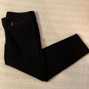 Ann Taylor Loft Cropped Black Dress Pants Size 6